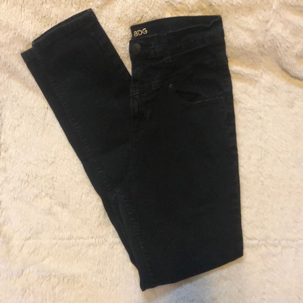 BDG black high waisted denim